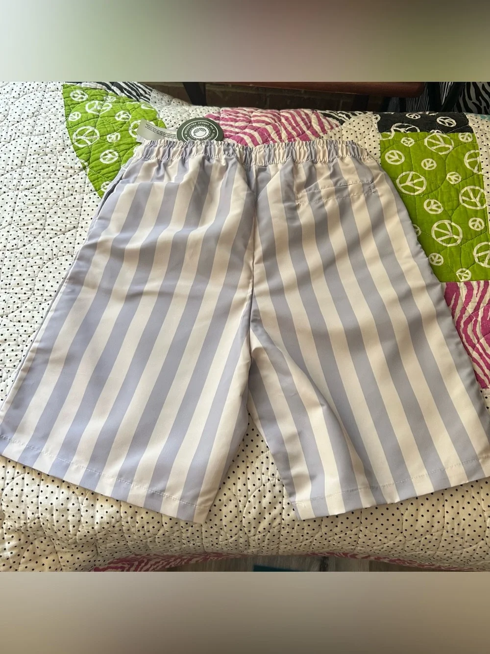The Sunday Collective - Boys Board Shorts in Retro Stripe